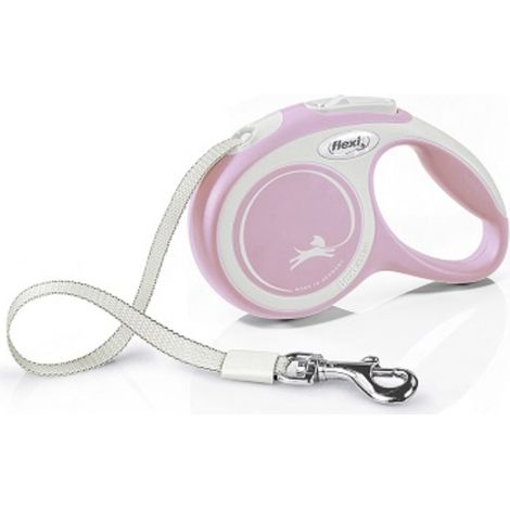 Correa para Perro Flexi New Comfort Rosa Talla XS (3 m)