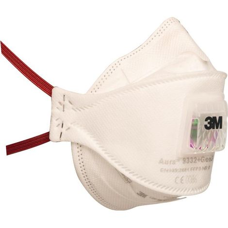 Masque à poussière fine Aura 9332+ Generation 3 FFP3 (Par 10) (1/2)