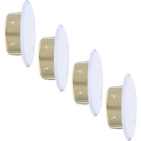 4 Pièces Cache Plafond Tête Gicleur Incendie Protecteur Cache Discret pour Arroseur Incendie Installation Rapide Protection pour Résidentiel et Commercial (1/5)