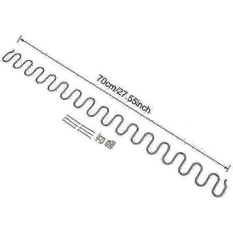 Ressorts de rechange pour canapés et fauteuils (avec clips) 45 cm 50 cm 60 cm 65 cm 70 cm Quincaillerie pour meubles 70 cm (1/5)