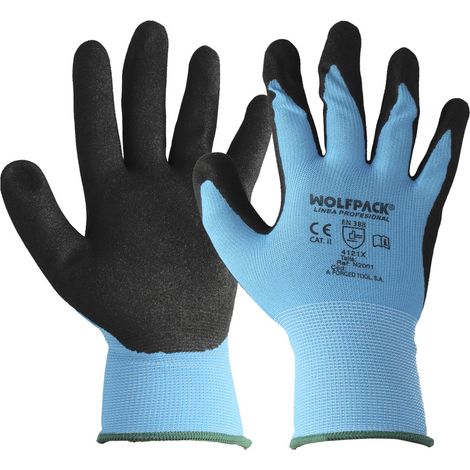 Guanti in nitrile impregnati rinforzati misura 9" (1/4)