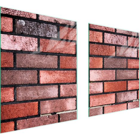 PIASTRA PROTETTIVA IN VETRO PER STUFA 85x52 MATTONE (1/5)