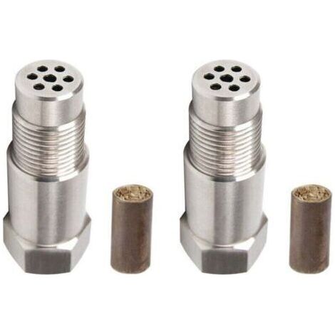 Lot de 2 capteurs d'oxygène pour voiture Filtre en acier inoxydable SS304 Taille M18x1.5 Éliminateur voyant moteur CEL (1/4)