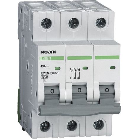 Interruttore Noark ex9bn 3 poli 25A 6kA