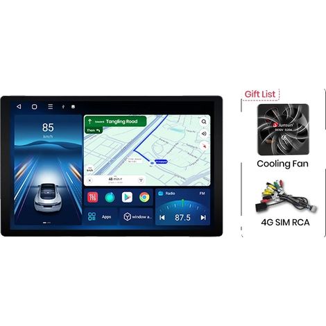 Autoradio, touchscreen, connettività multimediale, compatibile con Citroën C5 2008-2017, X7 Pro 4+64GB 11.5" (1/2)