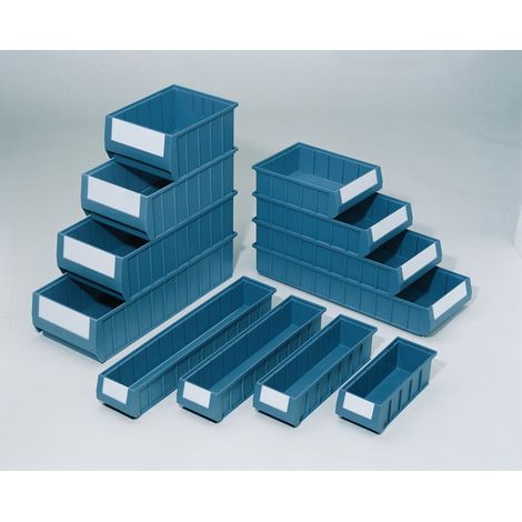 Scaffale L400xP234xH90mm blu PP (Per 8)