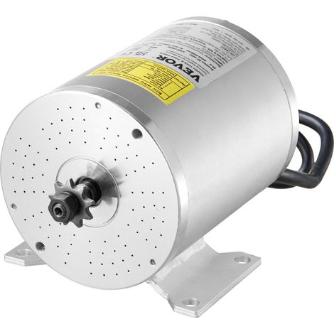 Kit Moteur Électrique 1800W Brushless 48V 4500rpm - Contrôleur de Vitesse et Poignée d'Accélérateur pour Kart, Vélo Électrique, Scooter DIY (1/5)