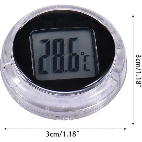 Horloge numérique de moto, compteur, montre automatique, instrument de mesure, thermomètre électronique (1/4)
