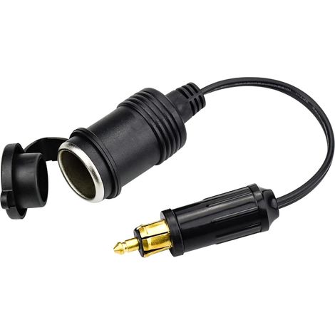 12 V-24 V Hella (din) vers Prise Allume-Cigare Standard, Hella (Din) à l'adaptateur, Adaptateur Allume-Cigare, Prise Din Mâle Européenne Adaptateur Allume-Cigare (1/5)