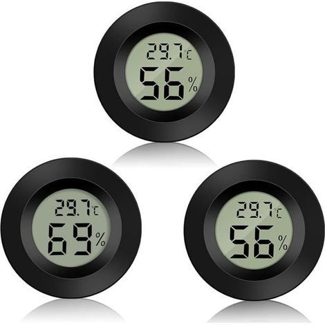 Mini LCD Thermometer Hygrometer - Indoor/Outdoor Temperature & Humidity Monitor (1/4)