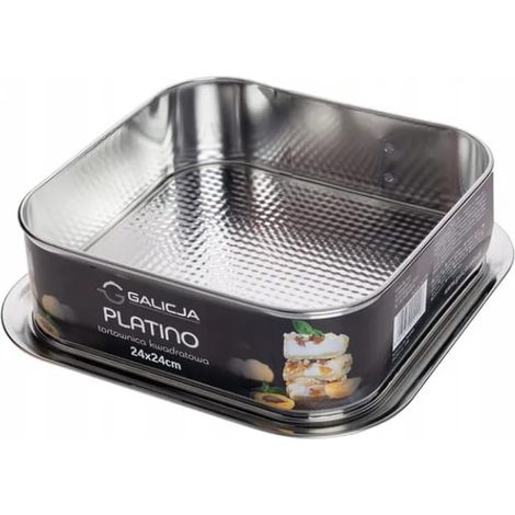Quadratische Kuchenform 24x24 cm zum Backen (1/4)