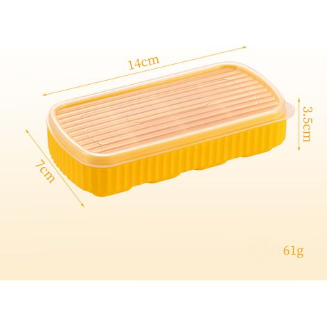 Silikon-Eisform mit Deckel, Eiscrusher für den Haushalt, Eisbox, lebensmittelechte Eisform