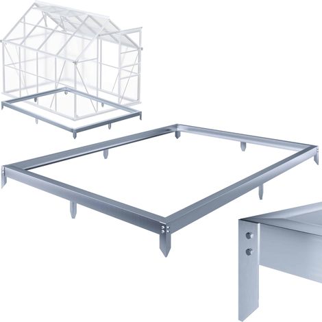 Stahlfundament F R Gew Chshaus 250X190X12Cm Verzinkt