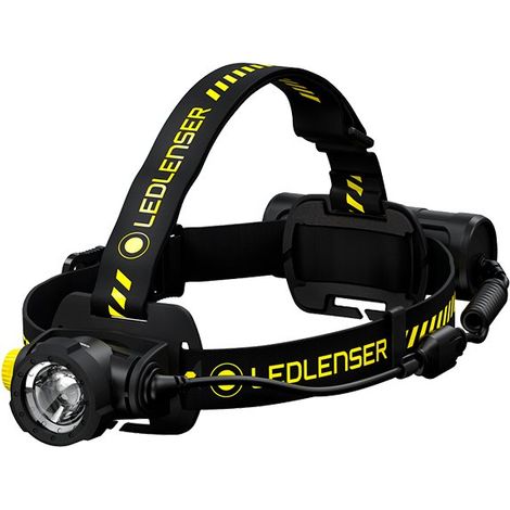 Ledlenser H7R Work linterna frontal negro y amarillo