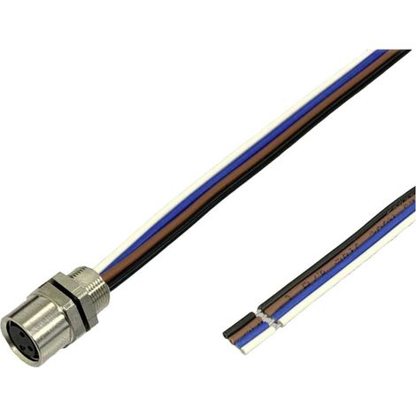 BKL Electronic 2701006 Prise encastrée pour capteur/actionneur M8 0.2 m Nombre de pôles: 3 1 pc(s) (1/2)