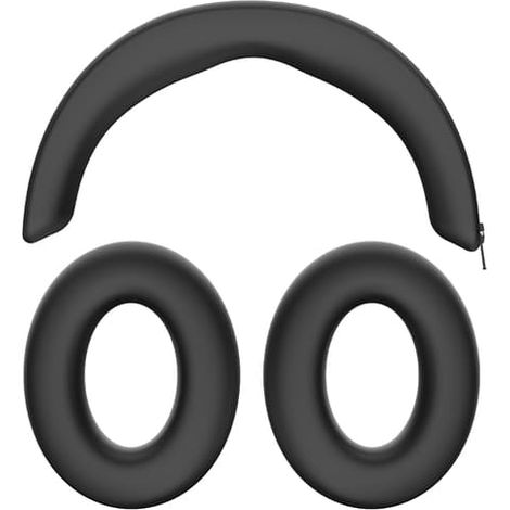 Étui en silicone noir pour casque Sennheiser MOMENTUM 4 (1/3)