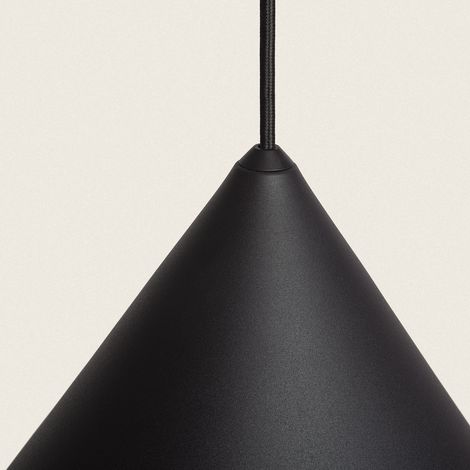 LED-Pendelleuchte 8W Metall Ø300 mm Elise M Schwarz