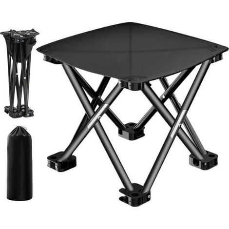 Tabouret De Camping - Pliable - En Acier Carbone Et Tissu Oxford - Pour Activités Extérieures - 1 Pièce (1/5)