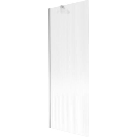 Mexen Next Badewannenabtrennung 1-flügelig 70 x 150 cm, Streifen, Chrom - 895-070-000-00-09-01 (1/5)