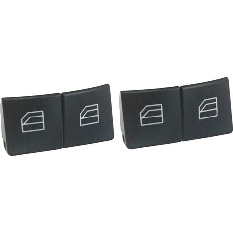 tapas para botones de interruptor de ventana para W204 W212 CE Clase GLK, tapas de reparación para botones de interruptor de ventana
