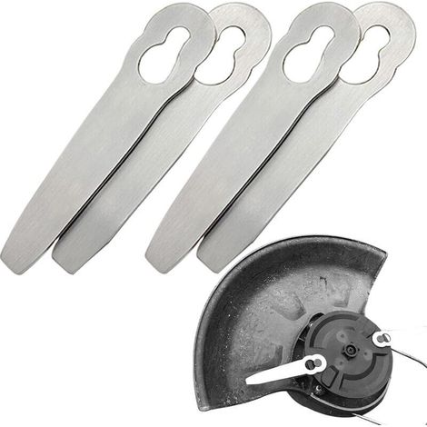 Ersatz-Metallmesser, kompatibel mit den Rasentrimmern PolyCut 2-2, PolyCut 3-2, FSA 45, D 57 und FSE 52 robust und unzerbrechlich. Schneidmesser. Zubehör für Rasentrimmer ohne...