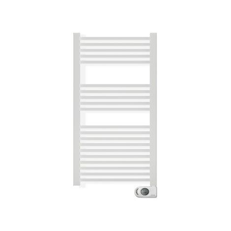Sèche-serviettes électrique à inertie sèche HJM, 750 W, Square, Blanc (1/5)