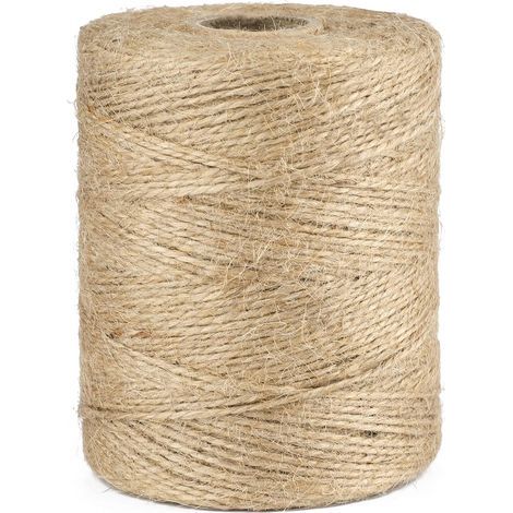 1 Rouleau Ficelle Jute 300 Mètres Naturel Marron 2 Pli Pour Jardin Emballage Cadeau Et Bricolage (1/5)