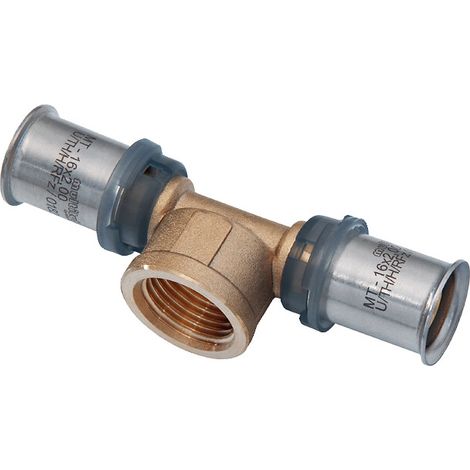 Té multicouche à sertir 20 femelle 20x27 20 G2F25038 - MULTITUBO SYSTEMS