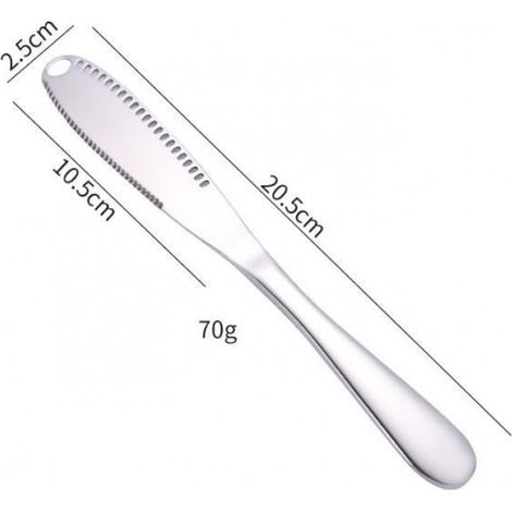 Ready Butter couteau à beurre 3 - en - 1 - épandeur de beurre en acier inoxydable, enrouleur de beurre froid et micro râpe peut être (1/4)