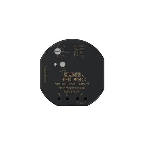 Jung eNet Funk-Schalt-/Tastaktor 1fach Mini potentialfrei FM AS PF 10 UP (1/5)