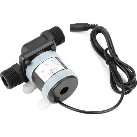 Pompe à Eau Pompe à Eau de Circulation DC 12V -40 ℃ 100℃ à Débit Circulateur Eau Chaude Sanitaire Sans Balai (1/5)