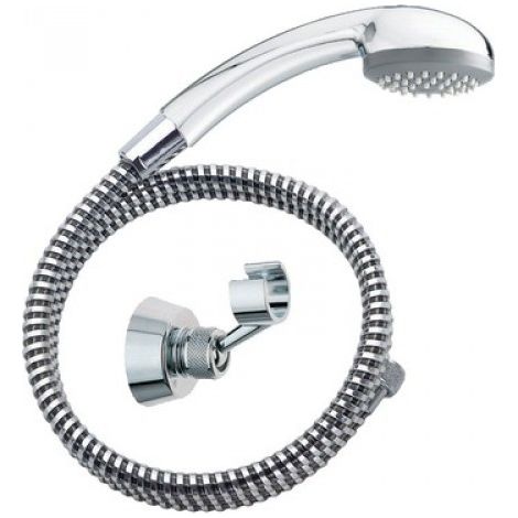 Kit de douche Cobra - 1 jet - avec pommeau flexible et support rotule