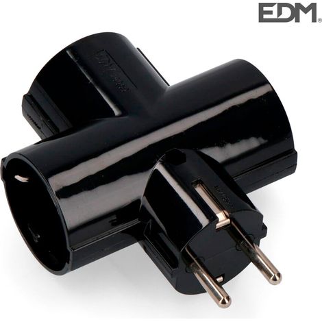 Tripla presa EDM maschio 16A 40059
