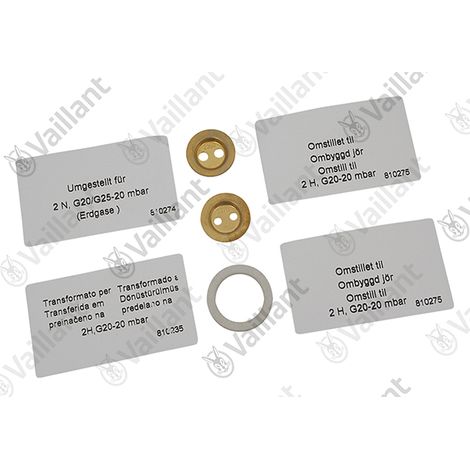 VAILLANT Kit de conversion, propane en gaz naturel VC 136+206+276/2-E u.w. Vaillant-Nr. , 202729