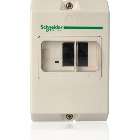 SCHNEIDER GV2MC02 - Cassetta Vuota Sporgente IP55 per GV2ME TeSys Policarbonato (1/10)
