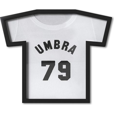 Umbra Cornice in Jersey con Telaio a T - Portafoto per Magliette e Maglie per Bambini e Piccole Taglie per Adulti, Taglia Piccola, Nera (1/4)