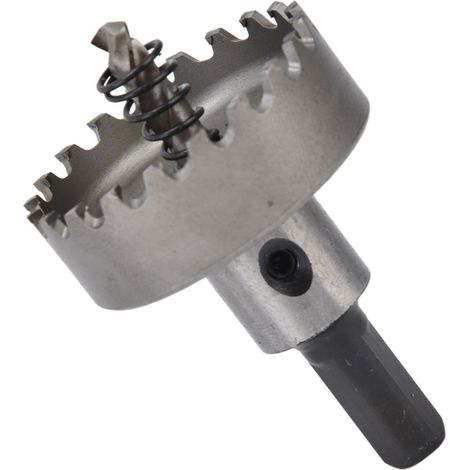 Jeu de scies cloches en carbure, adaptées à l'acier inoxydable et à l'aluminium, poignée triangulaire antidérapante, 45 mm, 20 dents (1/5)