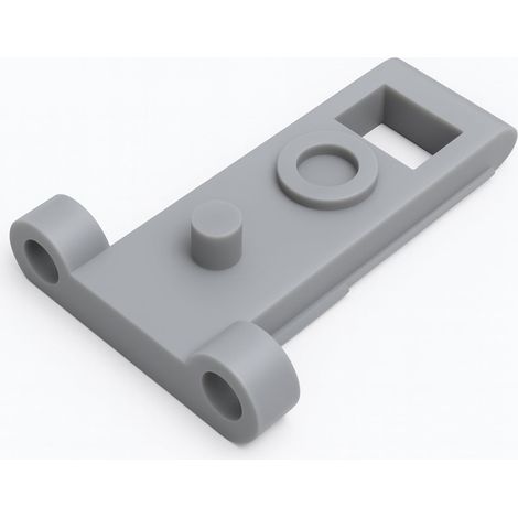 Fixation frontale pour tiroirs - Compatible avec Factum Rationell Series - Support et fermeture pour façade de tiroir - Pièce de rechange pour façade de cuisine (1/2)