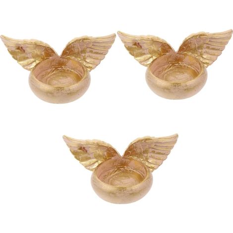 Lot De 3 Bougeoirs Uniques en Résine pour Décoration De Bureau pour Occasions Spéciales (1/5)