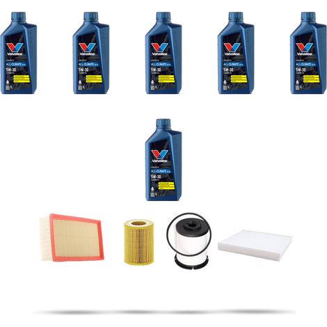 Kit tagliando 4 FILTRI e 6L OLIO compatibile con Opel Mokka Mokka X 1.7 CDTI 96kw Dal 2012 (1/5)