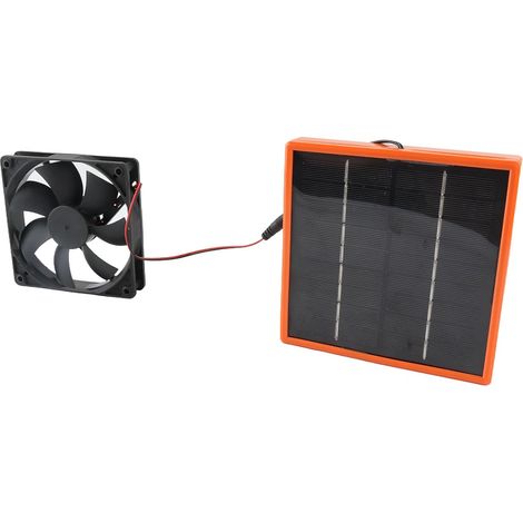 5W 12V Portable Solar Powered Fan with Stand (1/5)