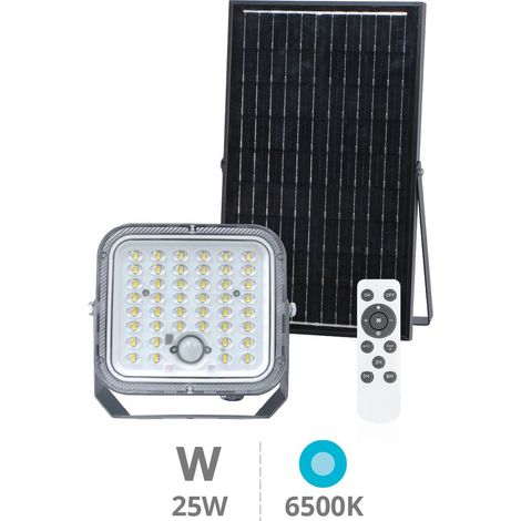 Pamol LED-Solarprojektor mit Bewegungs- und Dämmerungssensor 25W 6500K IP65 Schwarz