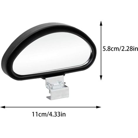 2 Pcs Retroviseur Conduite Accompagnée-Mirror Universel Angle Mort-Rétroviseur auxiliaire-pour Tous Les Voitures (1/4)