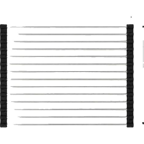 Escurridor de platos, diseño enrollable, material resistente al calor, M (1/2)