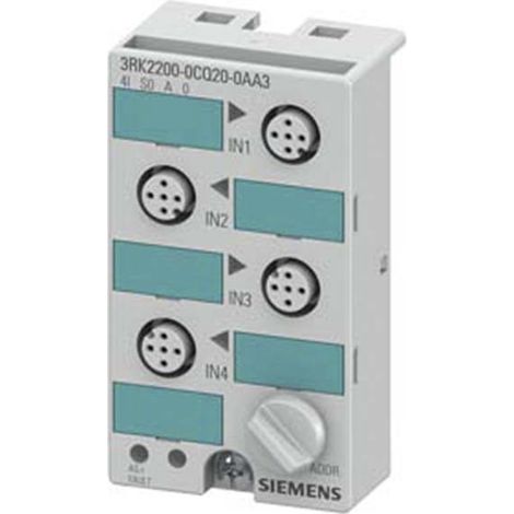 Siemens AS-i K45 3RK2200-0CQ20-0AA3 Compact Module AS-i K45 3RK2200-0CQ20-0AA3
