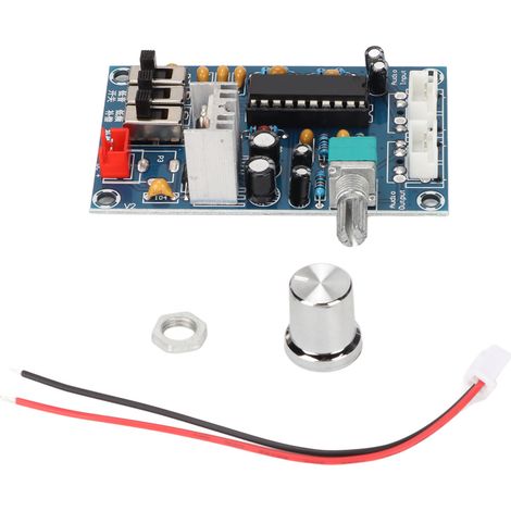 Plaque Amplificateur 12V avec Contrôle Digital 4 Niveaux et Réglage Stéréo Graves - Alimentation DC 12‑24V (1/5)