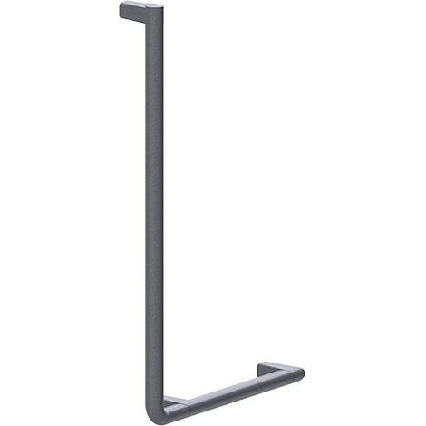 Poignée coudée Série Cavere en aluminium, anthracite métallisé 95, 750x400 mm, 90°, version gauche