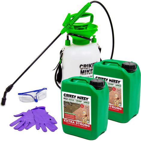 ALGAE, LICHEN & MOULD Crikey Mikey Extra Strong Treatment Wizard 10L Kit (1/5)