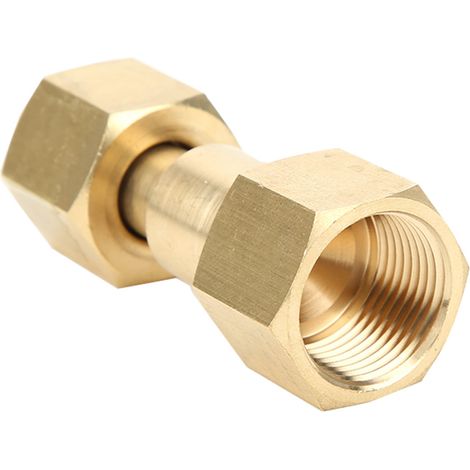 Adaptateur bouteille CO2 CGA-320 vers détendeur argon CGA-580, raccord gaz haute pression (1/5)