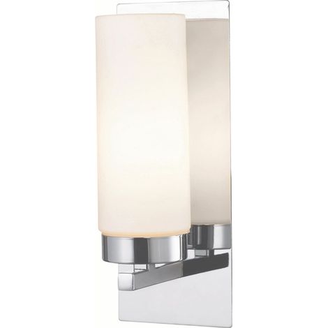 Applique murale E14, max. 40W, IP44, chrome et blanc - Markslöjd - Norrsundet (1/3)